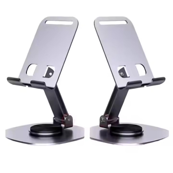 360° Rotating Metal Mobile Phone Stand – Anti-Slip Universal Desk Holder for All Phones 360° Rotating Metal Mobile Phone Stand – Anti-Slip Universal Desk Holder for All Phones