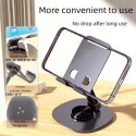 360° Rotating Metal Mobile Phone Stand – Anti-Slip Universal Desk Holder for All Phones 360° Rotating Metal Mobile Phone Stand – Anti-Slip Universal Desk Holder for All Phones