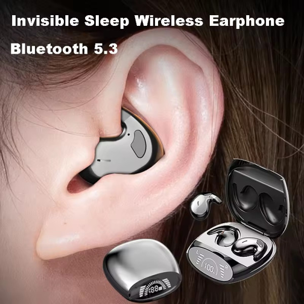 Slaap Invisible Mini Earbuds – Hidden Noise-Canceling TWS Bluetooth 5.3 Wireless Earphones Slaap Invisible Mini Earbuds – Hidden Noise-Canceling TWS Bluetooth 5.3 Wireless Earphones