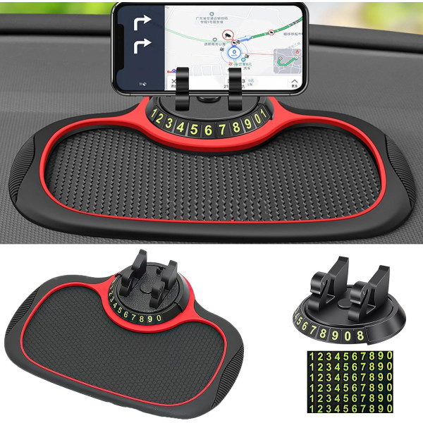 Multifunction Car Anti-Slip Mat with Phone Holder – Extra Large Pad for Phones, Keys & Gadgets Multifunction Car Anti-Slip Mat with Phone Holder – Extra Large Pad for Phones, Keys & Gadgets
