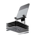 Alloy Metal 360° Rotating Aluminum Stand – Adjustable Foldable Desktop Mount for Mobile & Tablet Alloy Metal 360° Rotating Aluminum Stand – Adjustable Foldable Desktop Mount for Mobile & Tablet