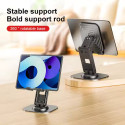 Portable Adjustable 360° Metal Laptop & Phone Stand – Foldable Desktop Holder for Home & Office Use Portable Adjustable 360° Metal Laptop & Phone Stand – Foldable Desktop Holder for Home & Office Use