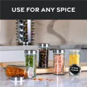 16-Piece Clear Glass Spice Jar Set with 360° Rotating Base – BPA-Free Kitchen Condiment Organizer 16-Piece Clear Glass Spice Jar Set with 360° Rotating Base – BPA-Free Kitchen Condiment Organizer