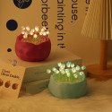 Tulip Night Light – Handmade LED Flower Sleep Lamp with Mirror Design – Romantic Bedroom & Gift Decor Tulip Night Light – Handmade LED Flower Sleep Lamp with Mirror Design – Romantic Bedroom & Gift Decor