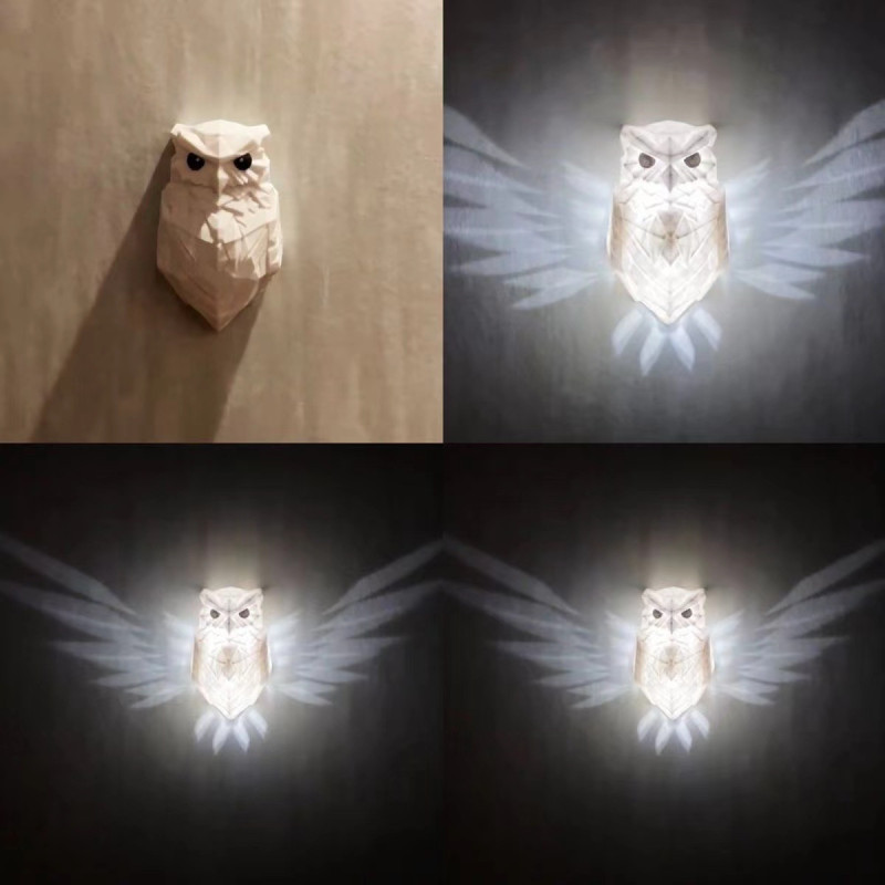 3D Animal LED Wall Light – Owl & Eagle Art Decorative Sleep Night Lamp for Home Decor 3D Animal LED Wall Light – Owl & Eagle Art Decorative Sleep Night Lamp for Home Decor