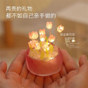 Tulip Flower Night Light – Cute Pumpkin Cup Decompression Toy & Desktop Atmosphere Gift Tulip Flower Night Light – Cute Pumpkin Cup Decompression Toy & Desktop Atmosphere Gift