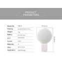 Mini Q Mobile USB Charging Clip-On Selfie Ring Light – Dimmable Fill Light for Makeup & Selfies Mini Q Mobile USB Charging Clip-On Selfie Ring Light – Dimmable Fill Light for Makeup & Selfies