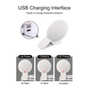 Mini Q Mobile USB Charging Clip-On Selfie Ring Light – Dimmable Fill Light for Makeup & Selfies Mini Q Mobile USB Charging Clip-On Selfie Ring Light – Dimmable Fill Light for Makeup & Selfies