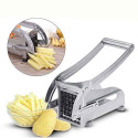 Stainless Steel Hand-Pressed Potato Cutter – French Fries & Vegetable Slicer for Home Use Stainless Steel Hand-Pressed Potato Cutter – French Fries & Vegetable Slicer for Home Use