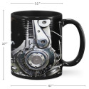 Mechanic Engine Design Ceramic Coffee Mug – Car & Motorcycle Lover Gift Cup Mechanic Engine Design Ceramic Coffee Mug – Car & Motorcycle Lover Gift Cup