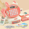 JJT816 Cute Rabbit Cash Register Pretend Play Supermarket Checkout Toy Set for Kids JJT816 Cute Rabbit Cash Register Pretend Play Supermarket Checkout Toy Set for Kids
