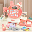 JJT816 Cute Rabbit Cash Register Pretend Play Supermarket Checkout Toy Set for Kids JJT816 Cute Rabbit Cash Register Pretend Play Supermarket Checkout Toy Set for Kids