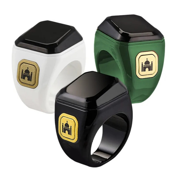 Iqibla Smart Tasbih Zikr Ring – Prayer Time Reminder Digital Islamic Hand Counter Iqibla Smart Tasbih Zikr Ring – Prayer Time Reminder Digital Islamic Hand Counter