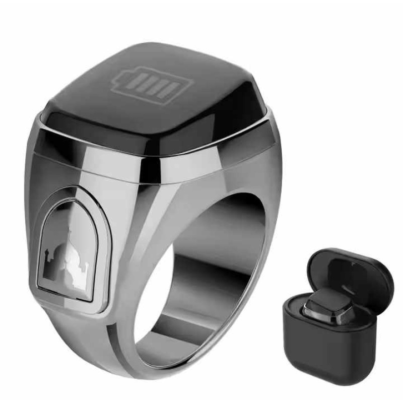 Smart Zikr Ring with APP Control – Digital Tasbeeh with 5 Prayer Time Vibration Reminders & Sleep Tracker Smart Zikr Ring with APP Control – Digital Tasbeeh with 5 Prayer Time Vibration Reminders & Sleep Tracker